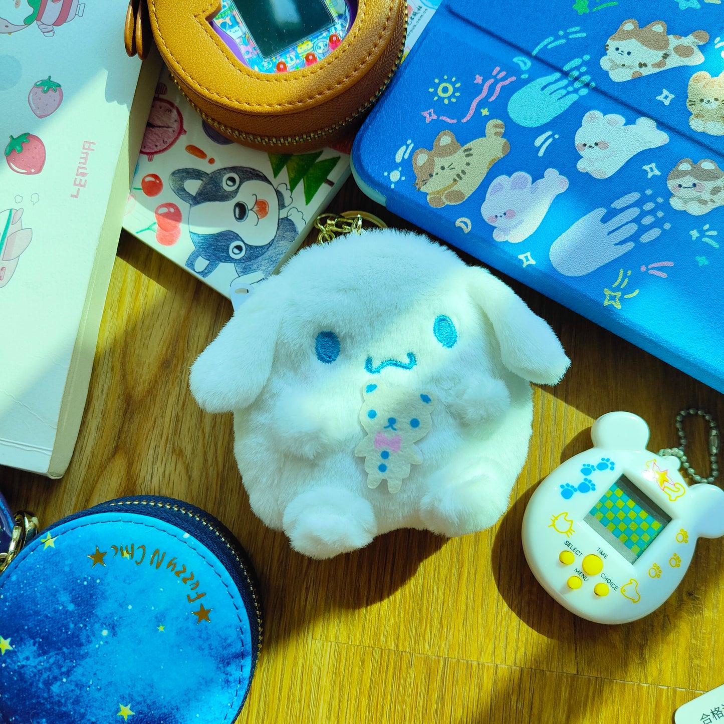 Fluffy Sanrio soft pouch