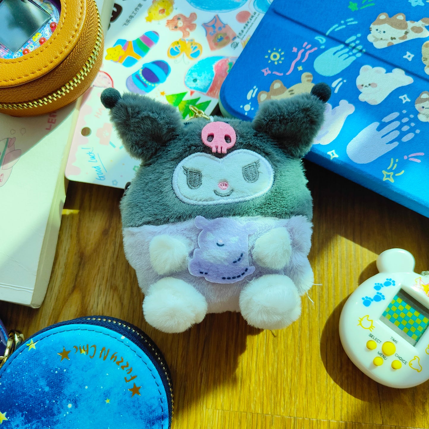 Fluffy Sanrio soft pouch