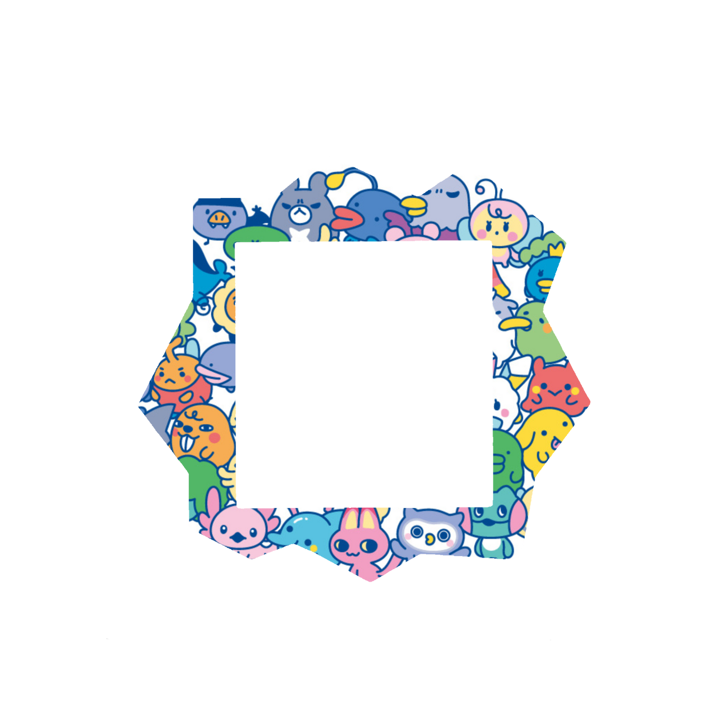 Tamagotchi Paradise Faceplate - paradise characters