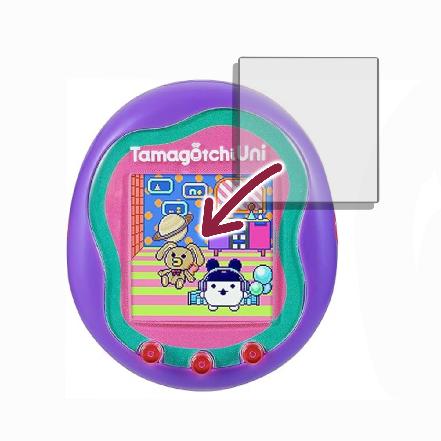 Tamagotchi 智能 & Uni 屏幕保护膜
