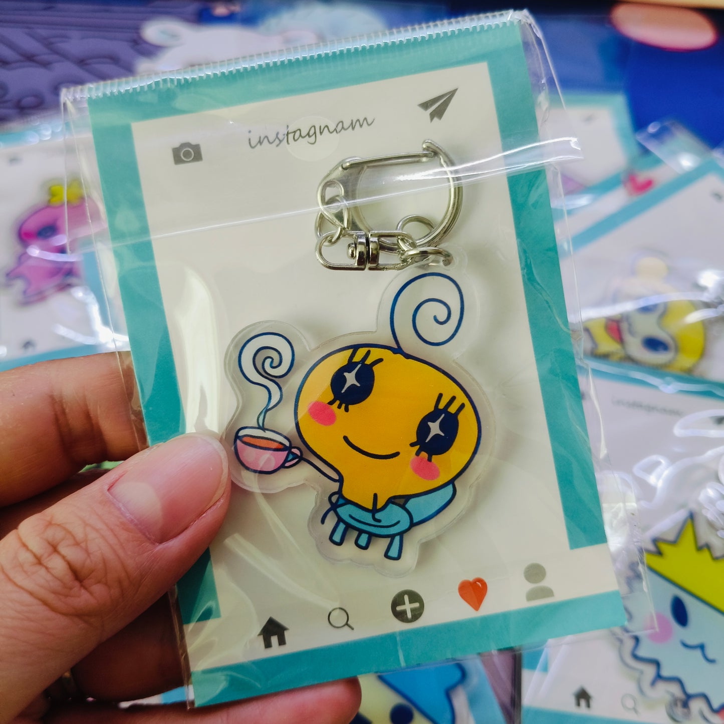 Tamagotchi Acrylic Keychain
