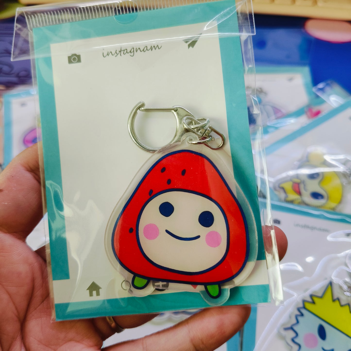 Tamagotchi Acrylic Keychain
