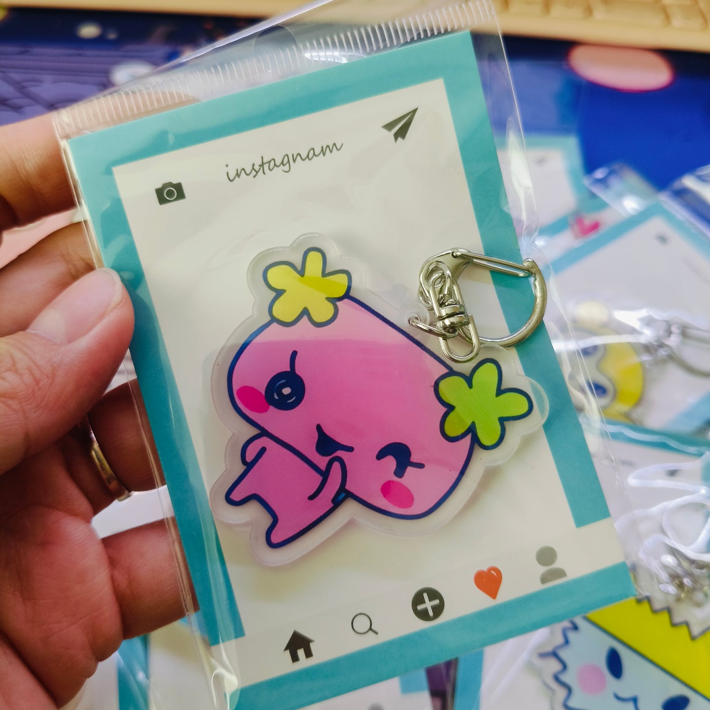 Tamagotchi Acrylic Keychain