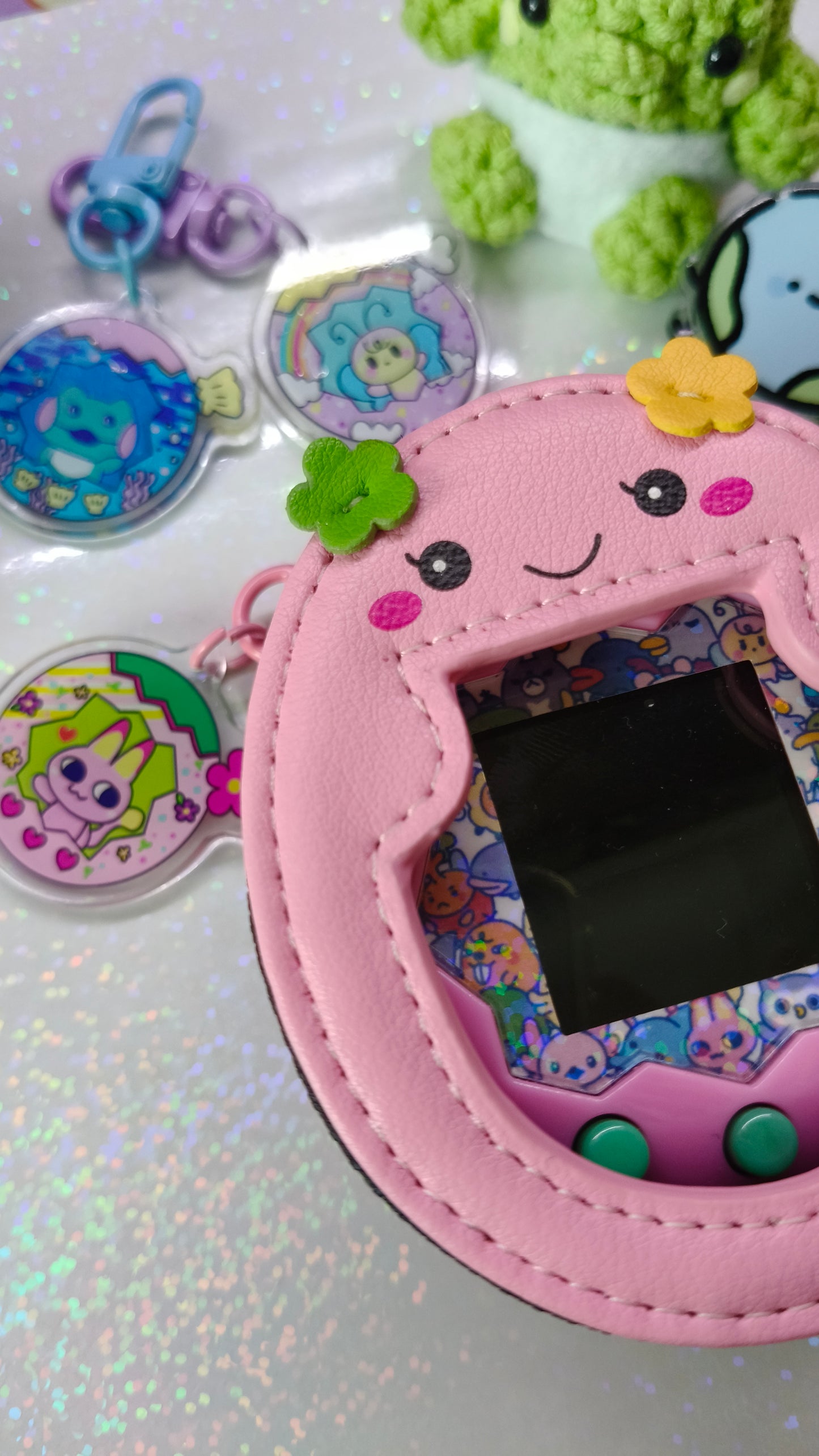 (Pre-Order) Tamagotchi Violetchi Zipper Pouch for Paradise!❤️