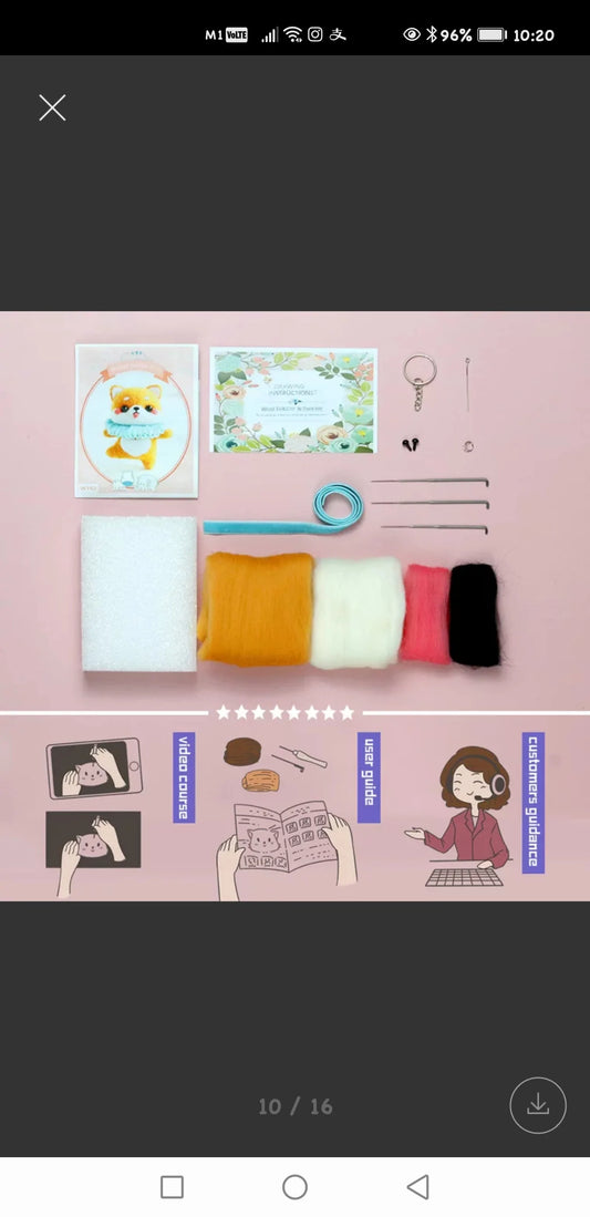 Energy Penguin Needle Felting Kit Fuzzy N Chic