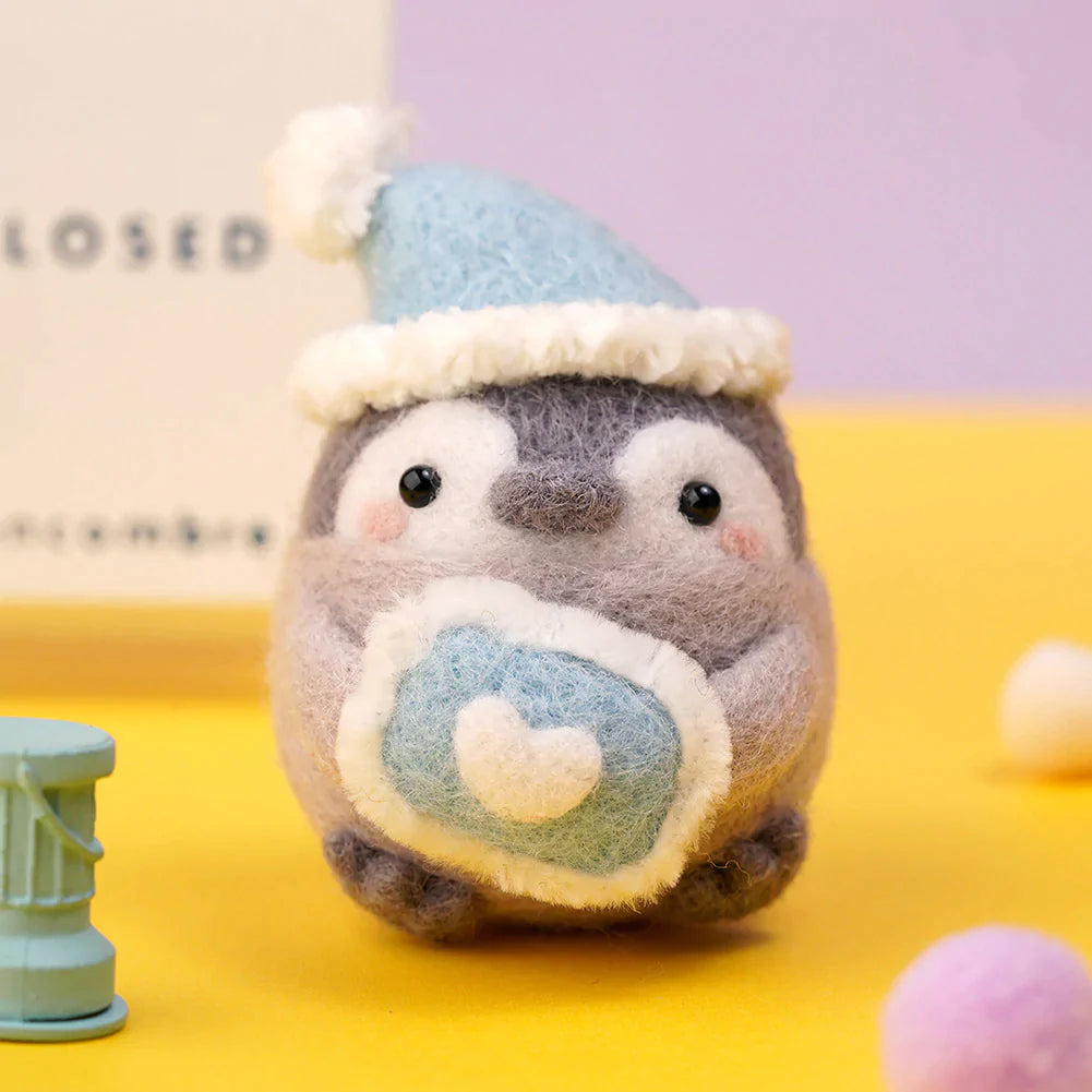 Energy Penguin Needle Felting Kit Fuzzy N Chic