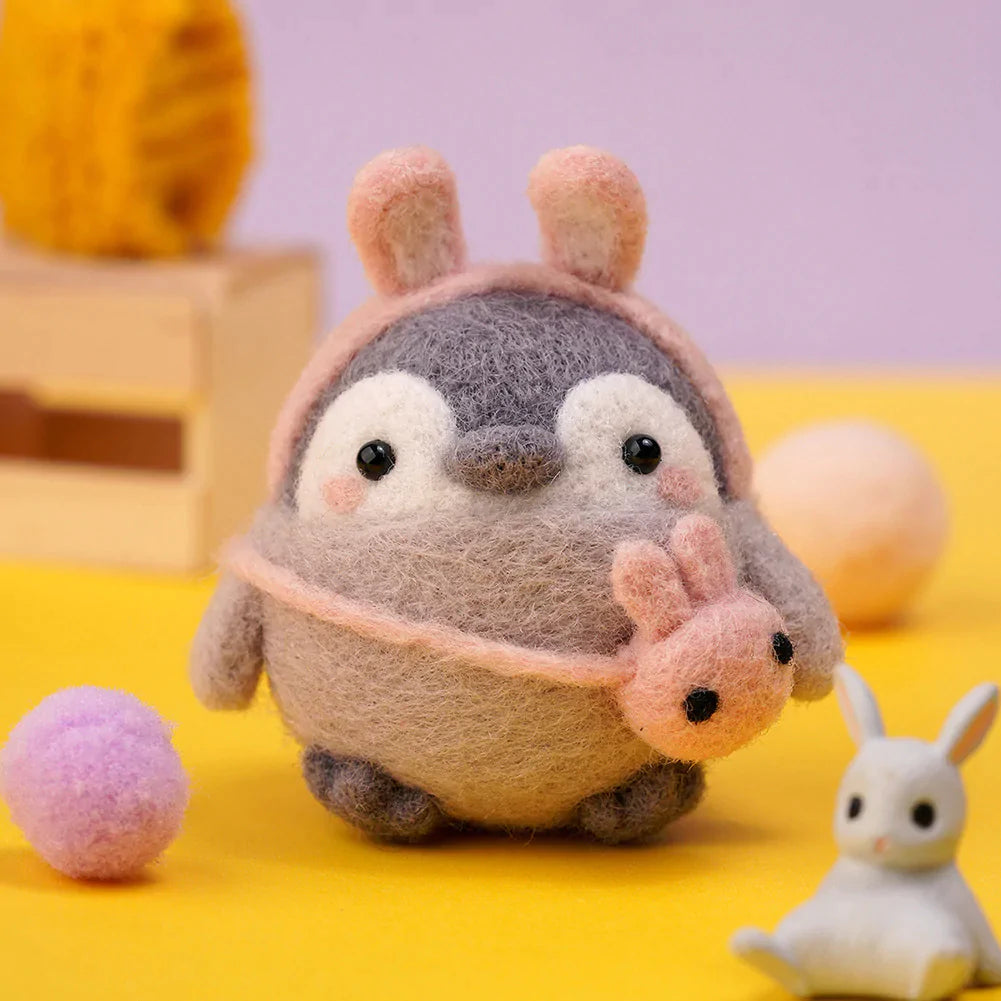 Energy Penguin Needle Felting Kit Fuzzy N Chic