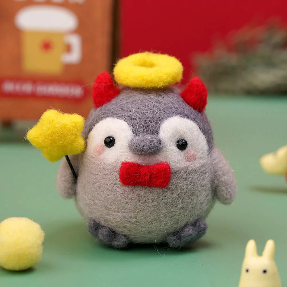 Energy Penguin Needle Felting Kit Fuzzy N Chic