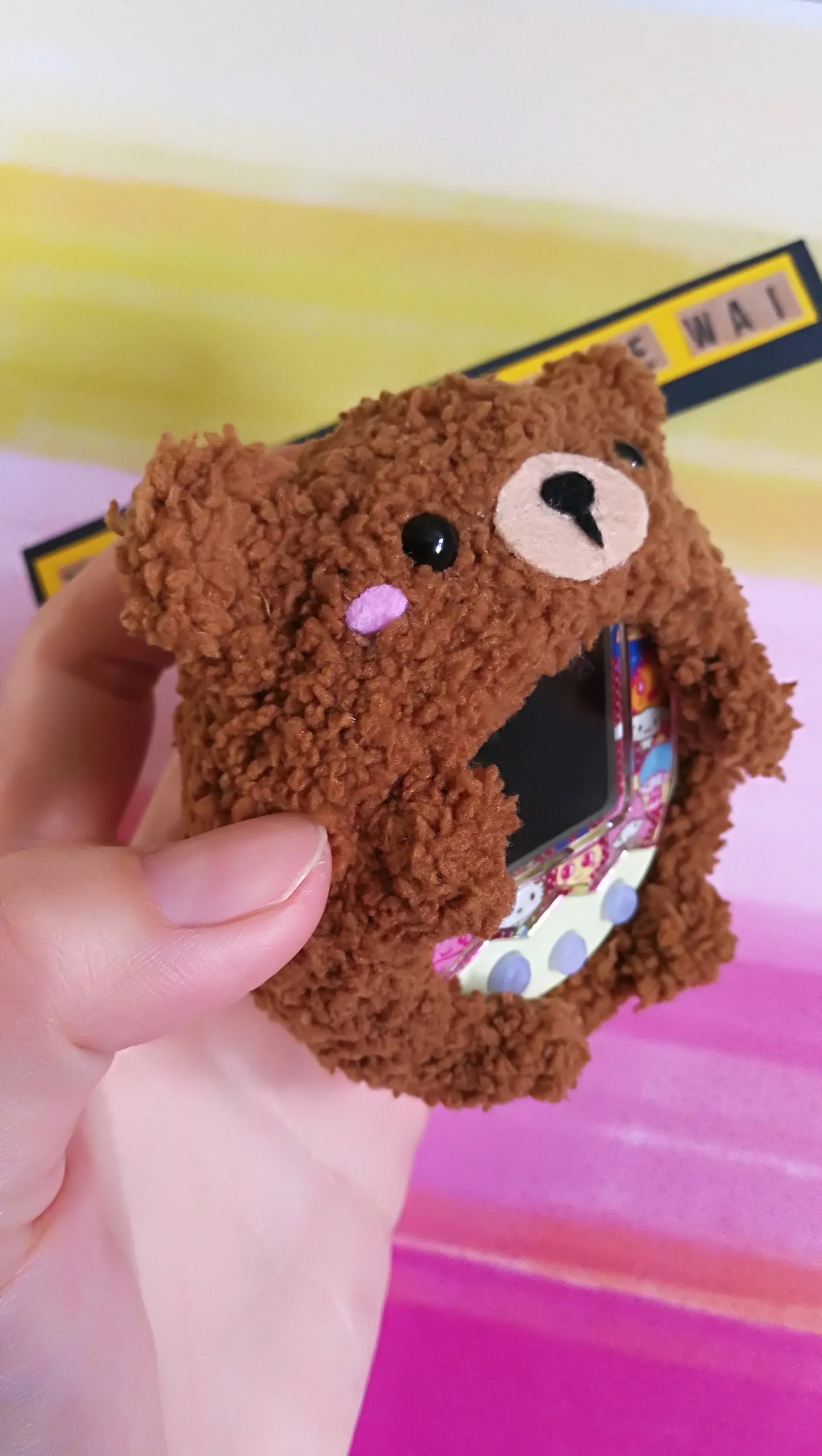 Huggy Bear Tamagotchi Cover Fuzzy N Chic