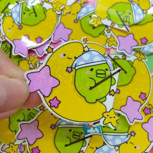 库奇帕奇在月球上钓鱼