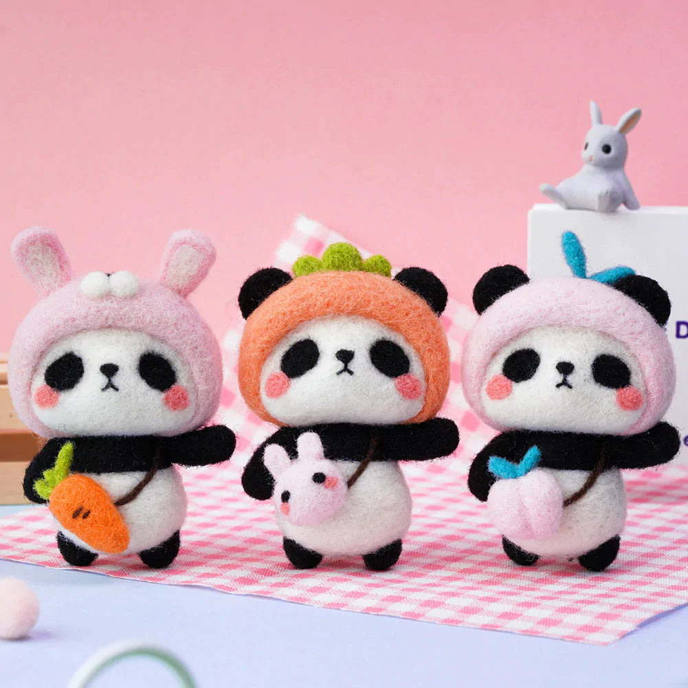 Little Panda Needle Felting Kit Fuzzy N Chic