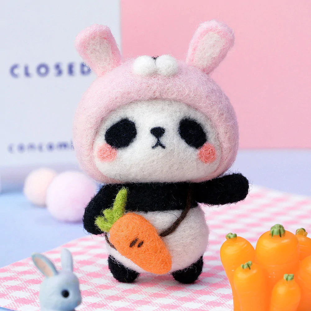 Little Panda Needle Felting Kit Fuzzy N Chic