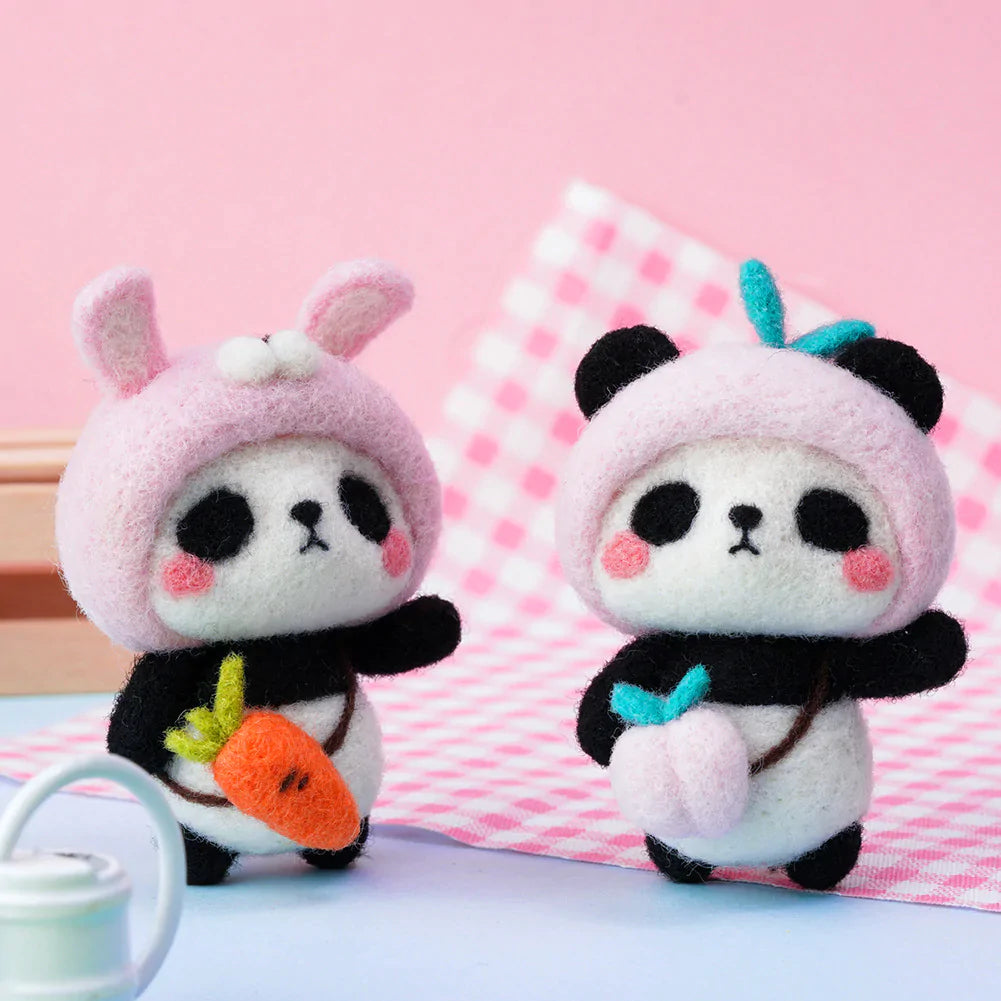 Little Panda Needle Felting Kit Fuzzy N Chic