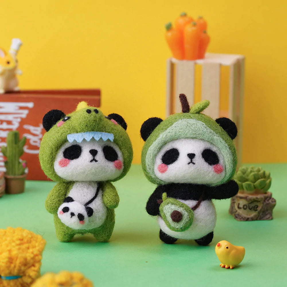 Little Panda Needle Felting Kit Fuzzy N Chic