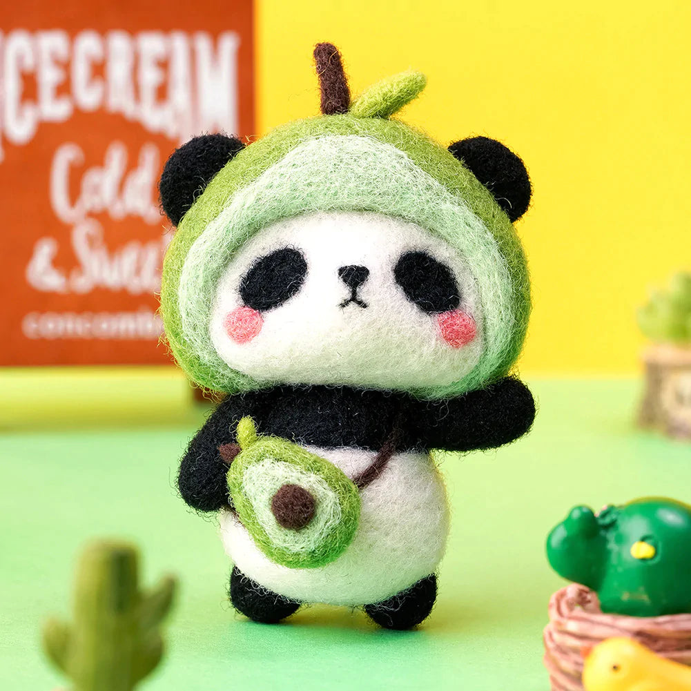 Little Panda Needle Felting Kit Fuzzy N Chic
