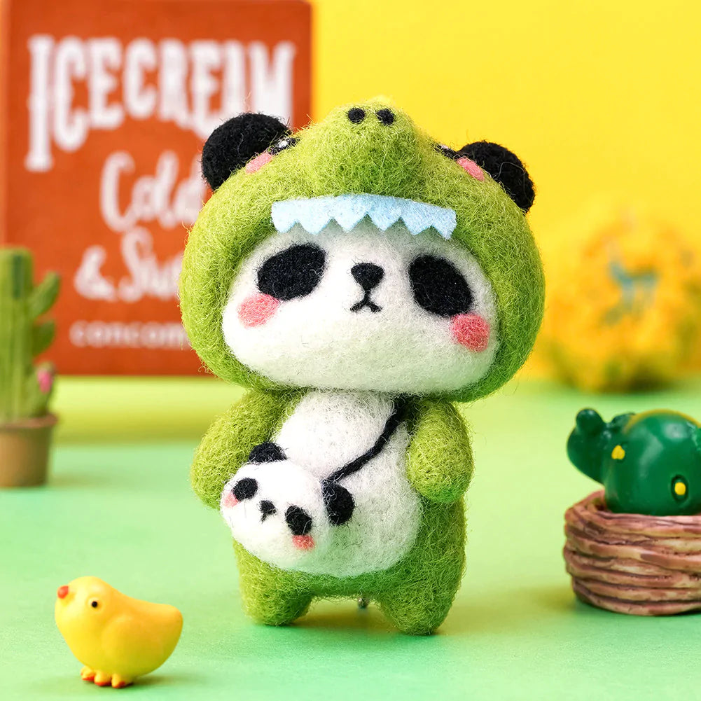 Little Panda Needle Felting Kit Fuzzy N Chic