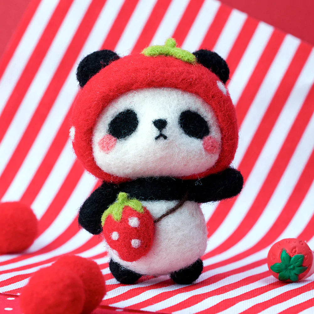 Little Panda Needle Felting Kit Fuzzy N Chic