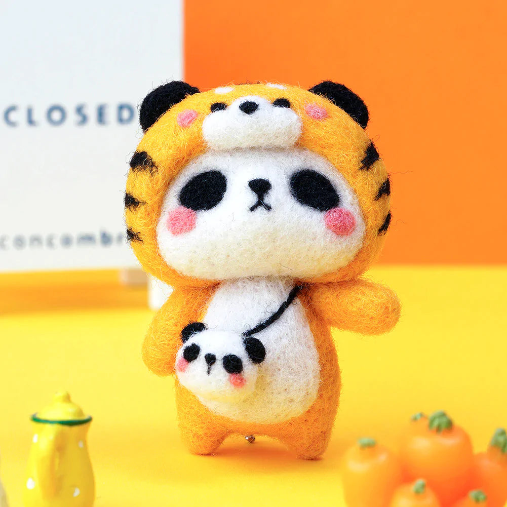 Little Panda Needle Felting Kit Fuzzy N Chic