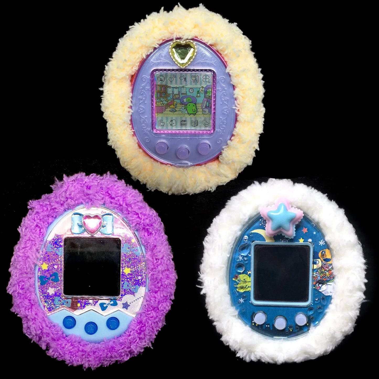 Tamagotchi Fuzzy Cover - Color Tamas & Connections Fuzzy N Chic