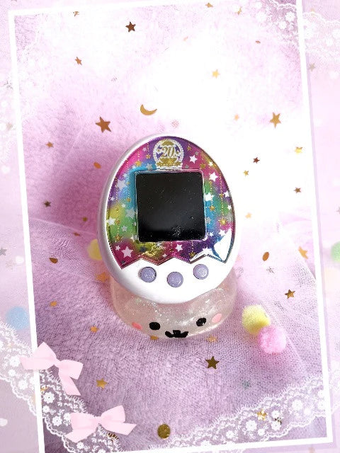 Tamagotchi Glitter Resin Stand Fuzzy N Chic