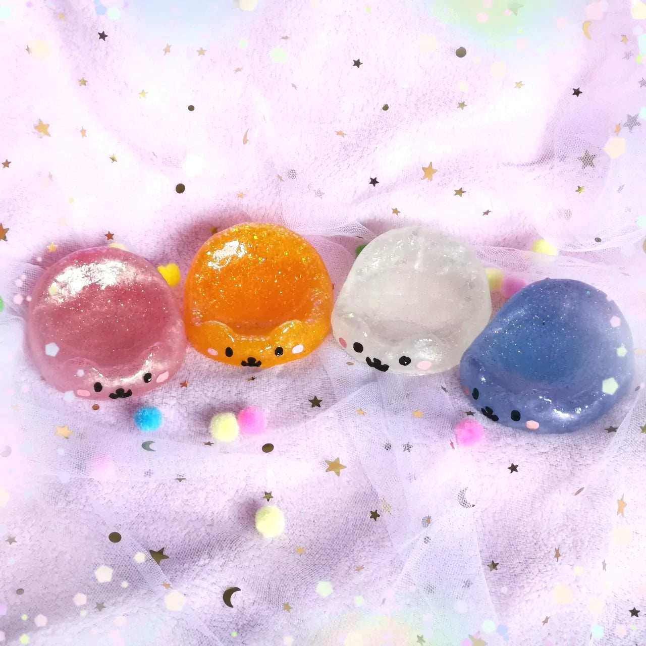 Tamagotchi Glitter Resin Stand Fuzzy N Chic