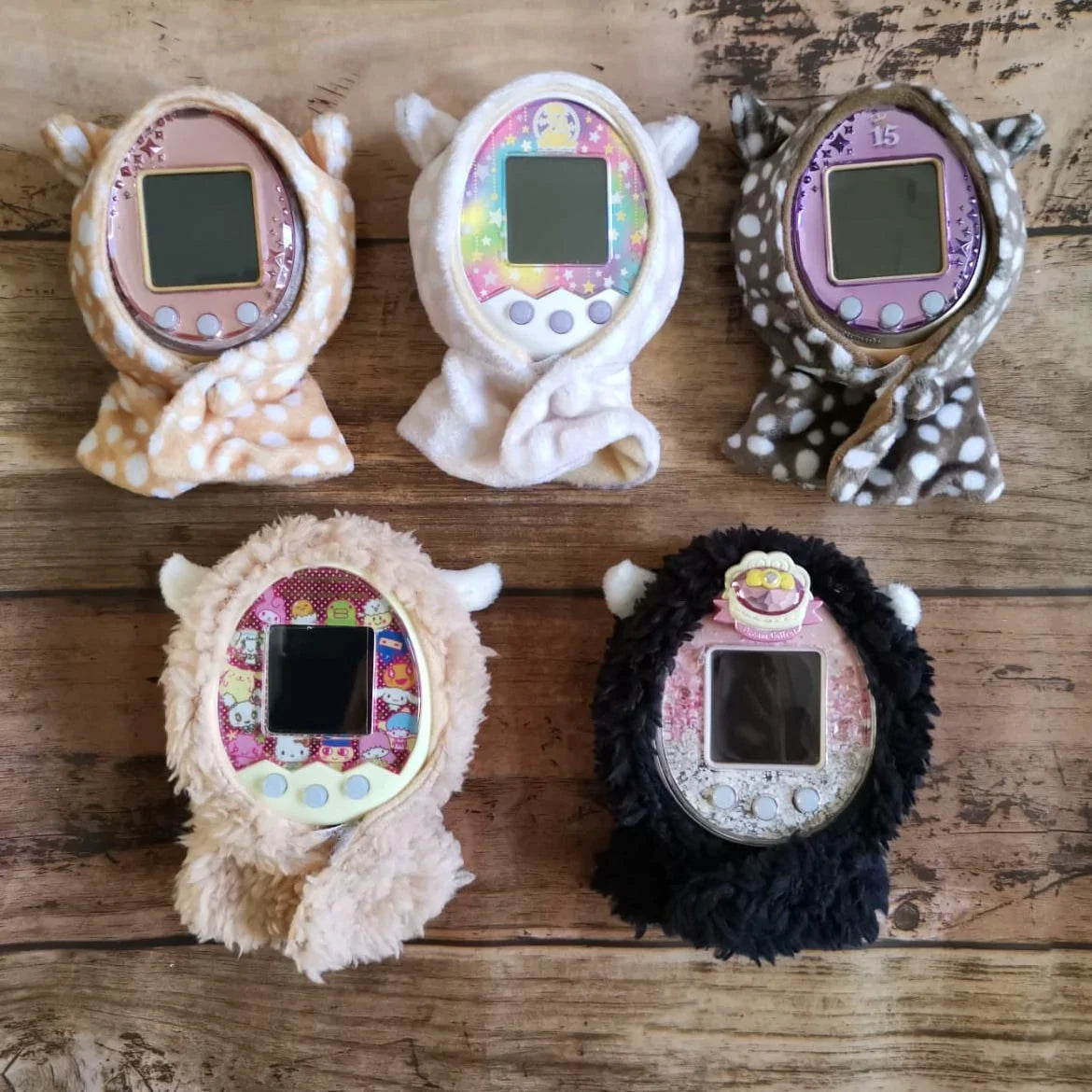Tamagotchi Hoodie - Lamb / Fawn Fuzzy N Chic
