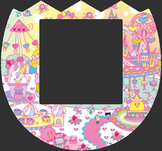 Tamagotchi Pix faceplate - Arcade Town Fuzzy N Chic