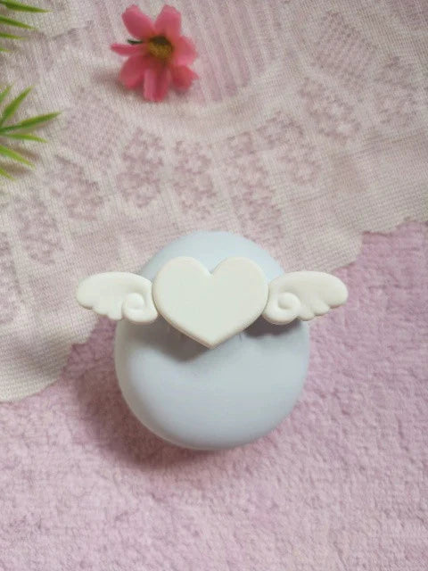 Tamagotchi silicone Angel heart cover for Meets, M!X, P's Fuzzy N Chic