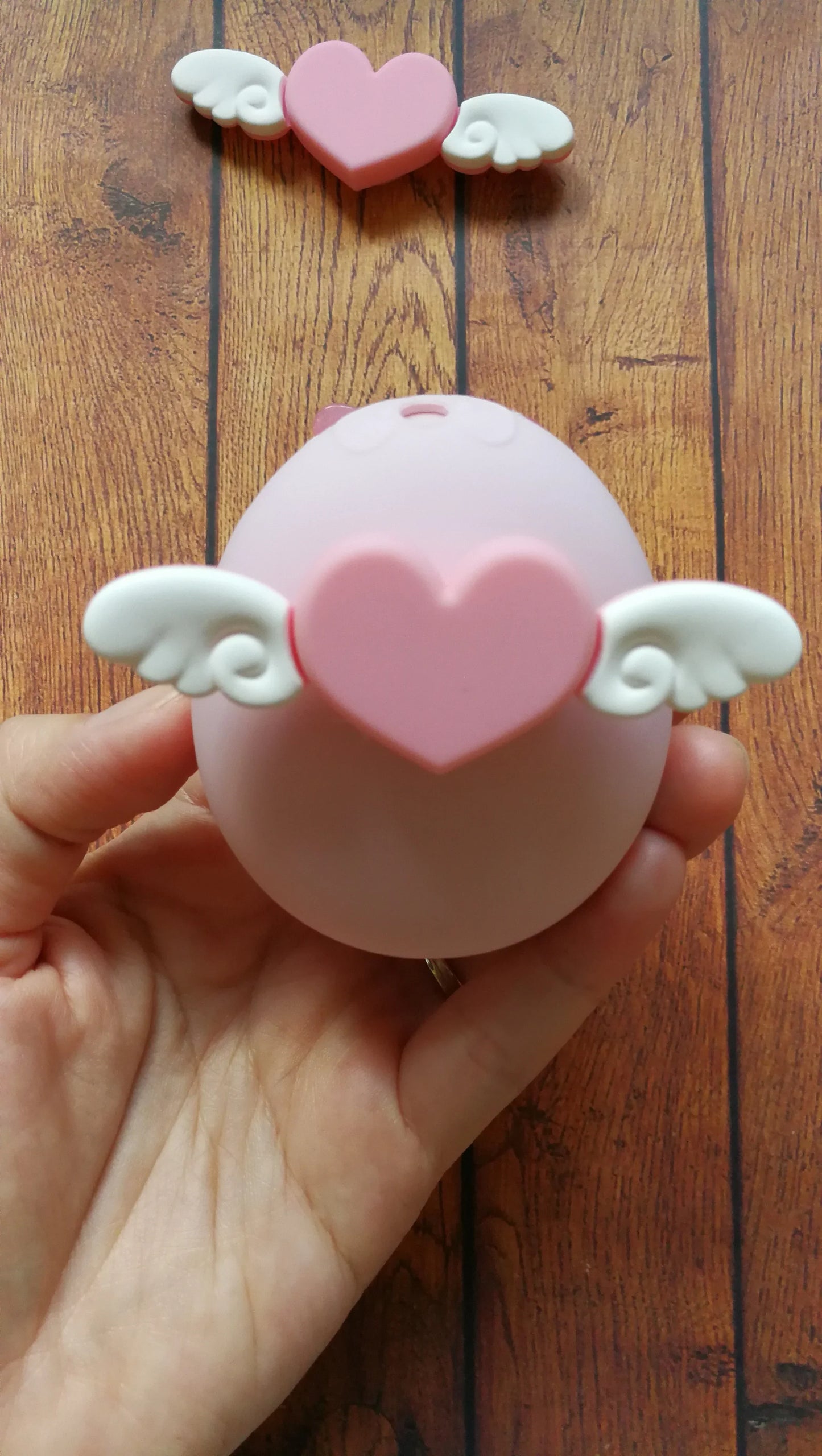 Tamagotchi silicone Angel heart cover for Meets, M!X, P's Fuzzy N Chic