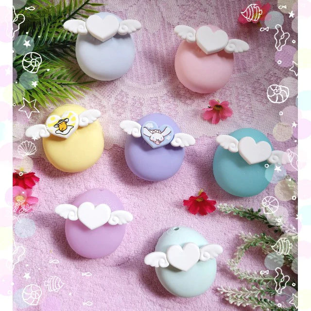 Tamagotchi silicone Angel heart cover for Meets, M!X, P's Fuzzy N Chic