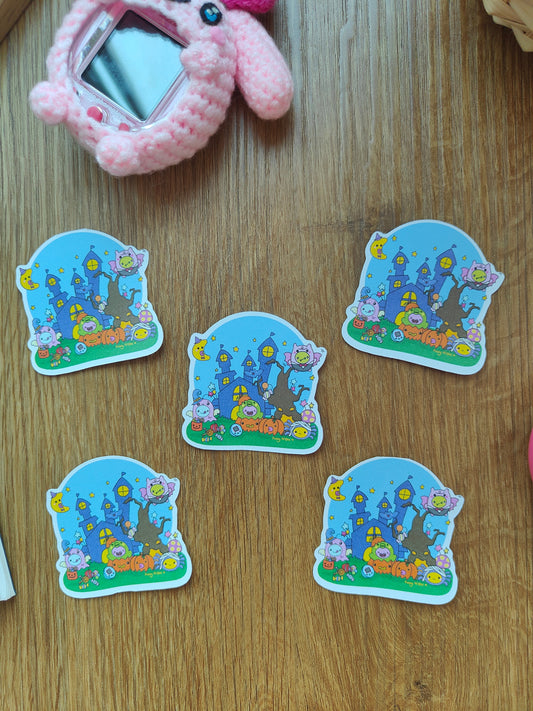 Yarn babies Halloween party Sticker Fuzzy N Chic