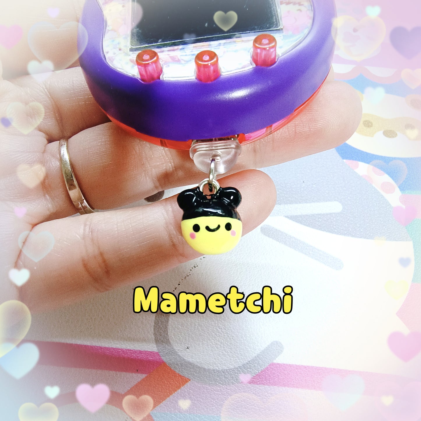 Tamagotchi Uni Dust Cap Charm - Mametchi