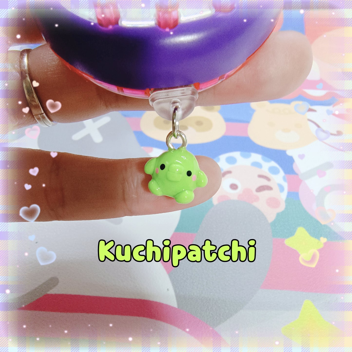 Tamagotchi Uni Dust Cap Charm - Kuchipatchi