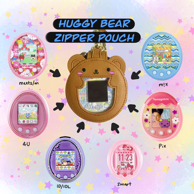 Tamagotchi Huggy Bear Zipper Pouch