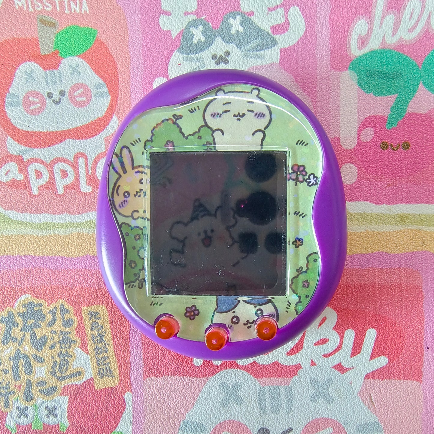 Tamagotchi Uni Faceplate - Chikkawa and Friends