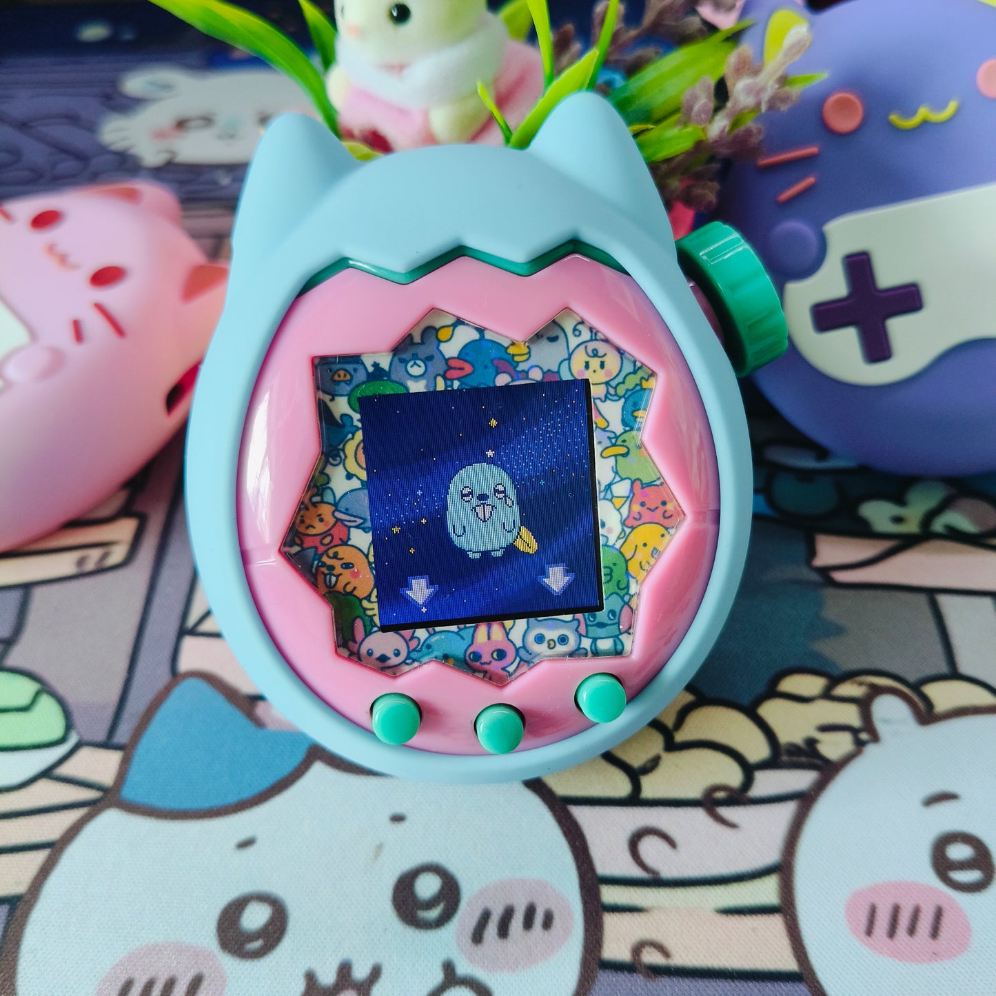 Tamagotchi aradise Gamer Cat Silicone Cover