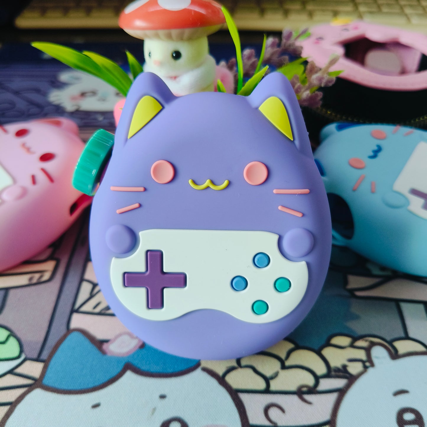 Tamagotchi aradise Gamer Cat Silicone Cover