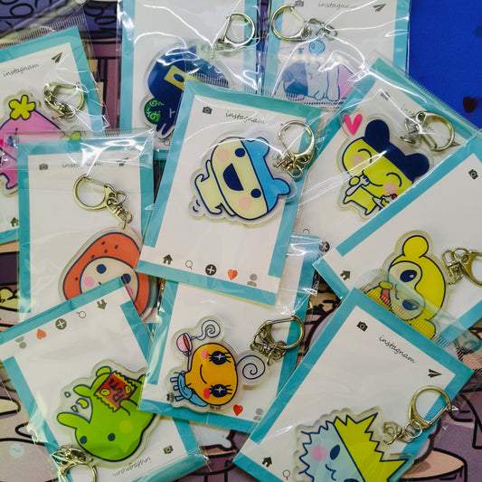 Tamagotchi Acrylic Keychain