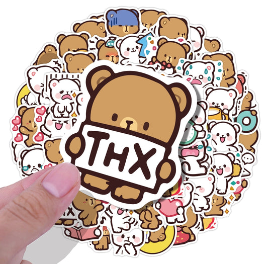 INS Bear Stickers Pack