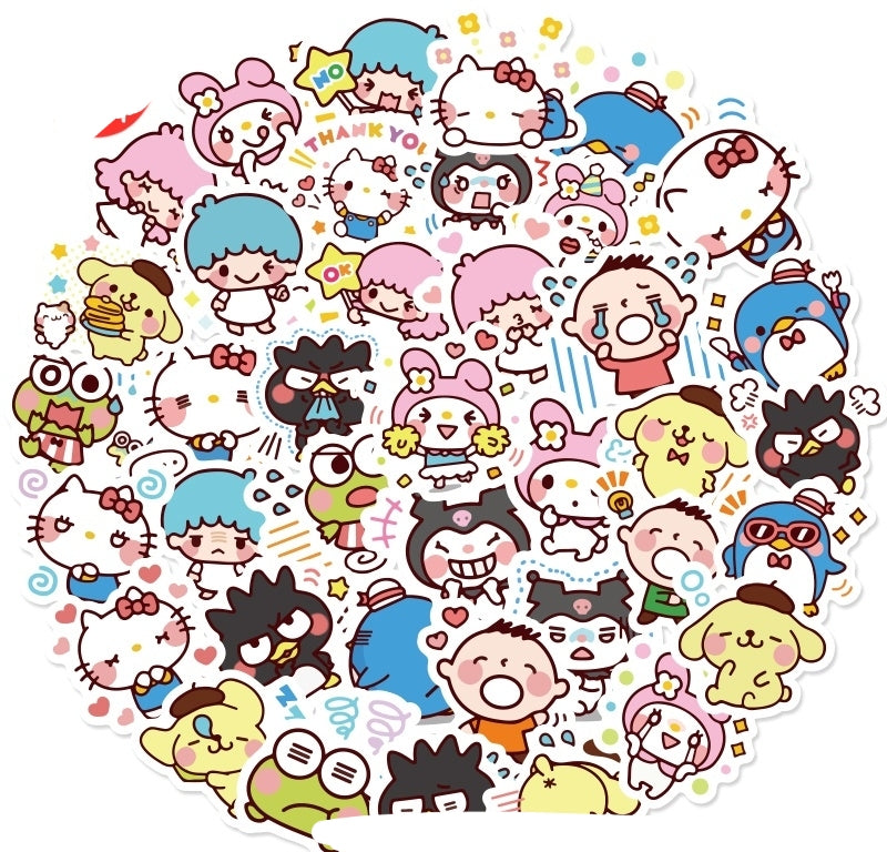 Sanrio Stickers Pack – Fuzzy N Chic