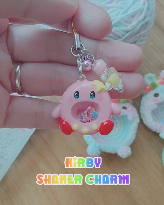 Kirby Tamagotchi Clay Charm