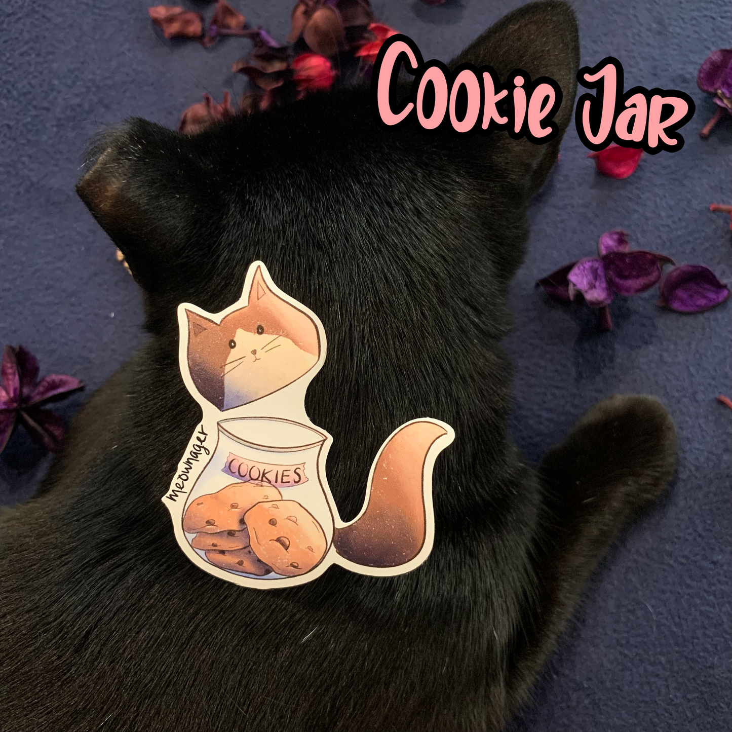 Cat Snack Themed Vinyl Stickers Fuzzy N Chic