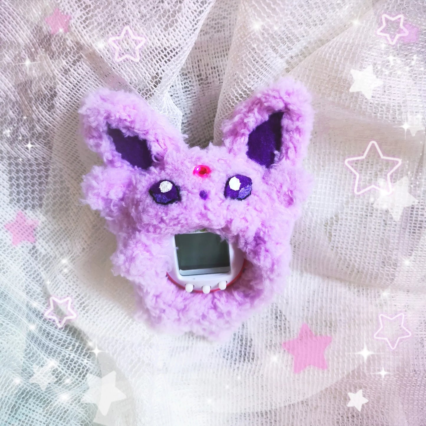 Espeon Fuzzy Tamagotchi Cover Fuzzy N Chic