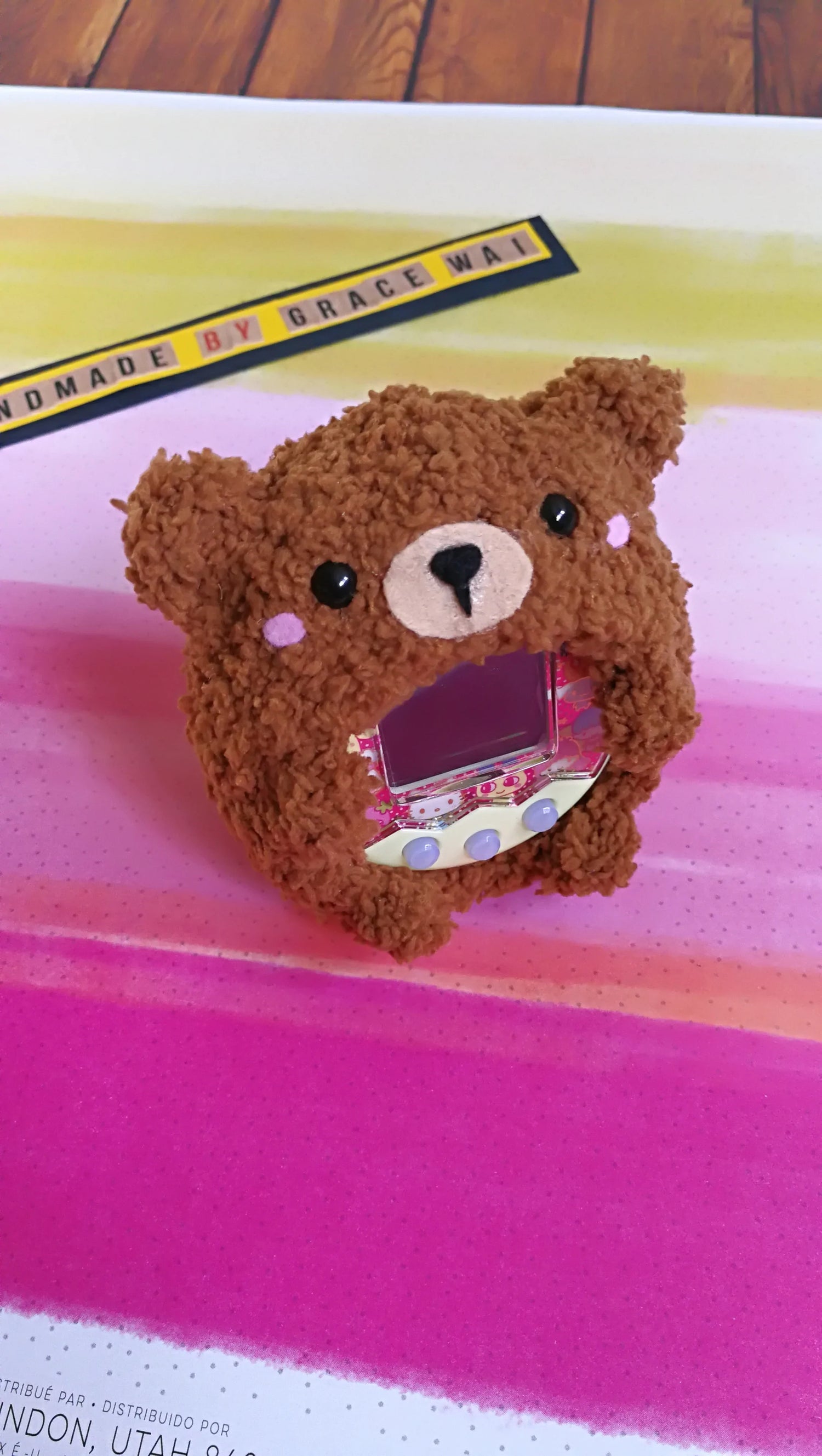 Huggy Bear Tamagotchi Cover Fuzzy N Chic