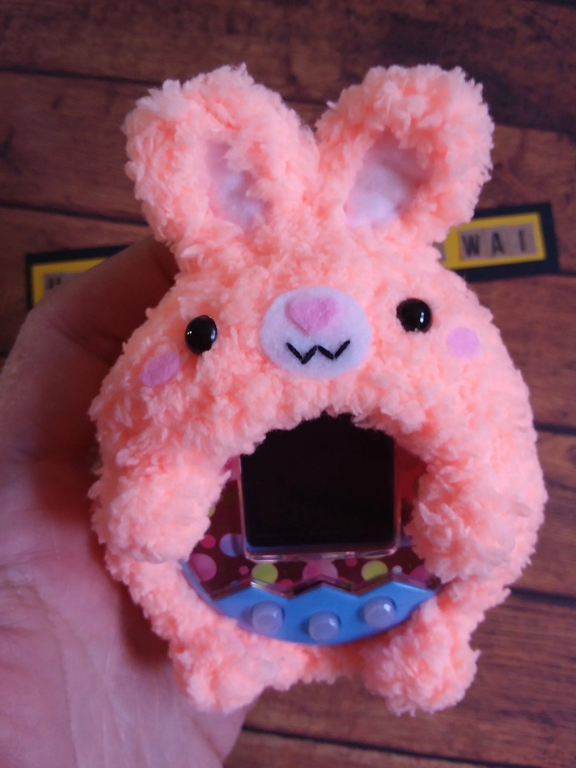 Huggy Rabbit Tamagotchi Cover Fuzzy N Chic