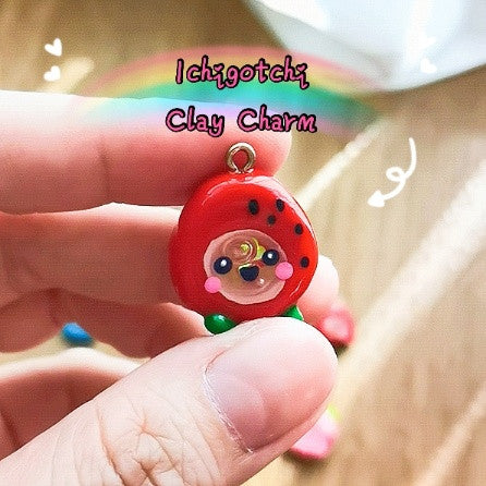 Ichigotchi Clay Charm Fuzzy N Chic