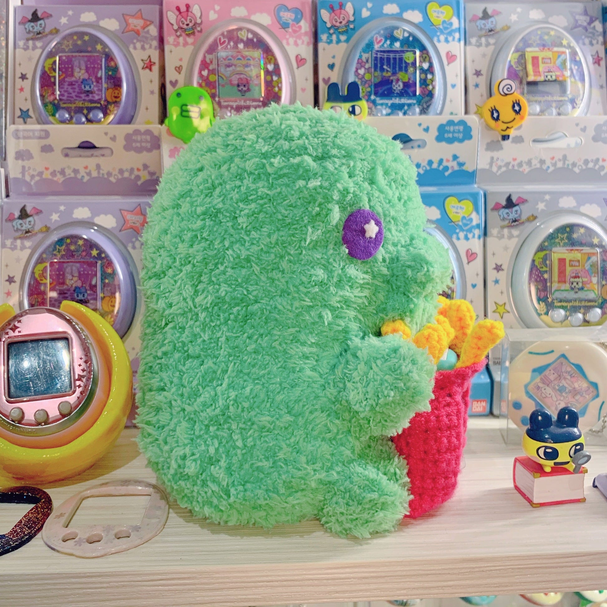 Kuchipatchi Plush Tamagotchi Cover/Holder Fuzzy N Chic