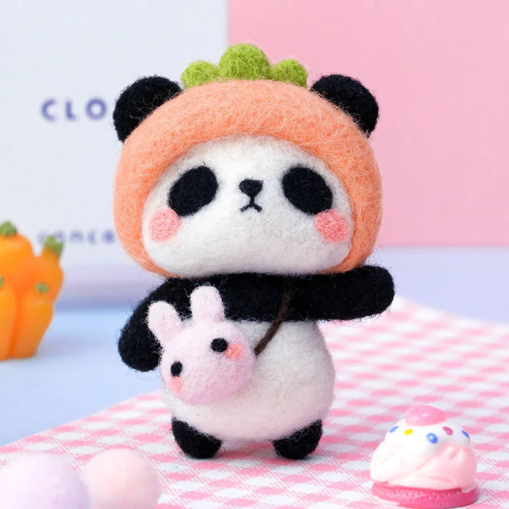 Little Panda Needle Felting Kit Fuzzy N Chic