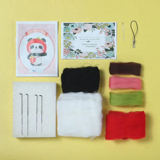 Little Panda Needle Felting Kit Fuzzy N Chic