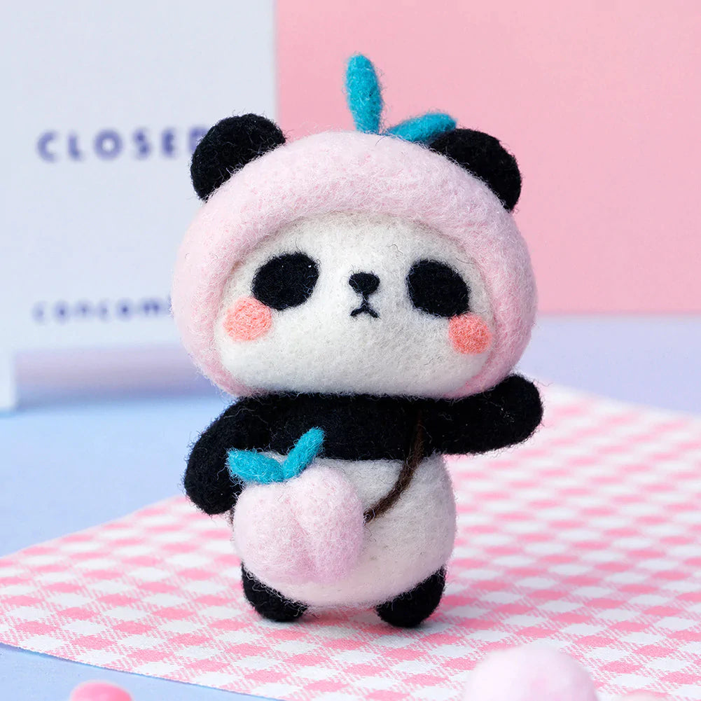 Little Panda Needle Felting Kit Fuzzy N Chic